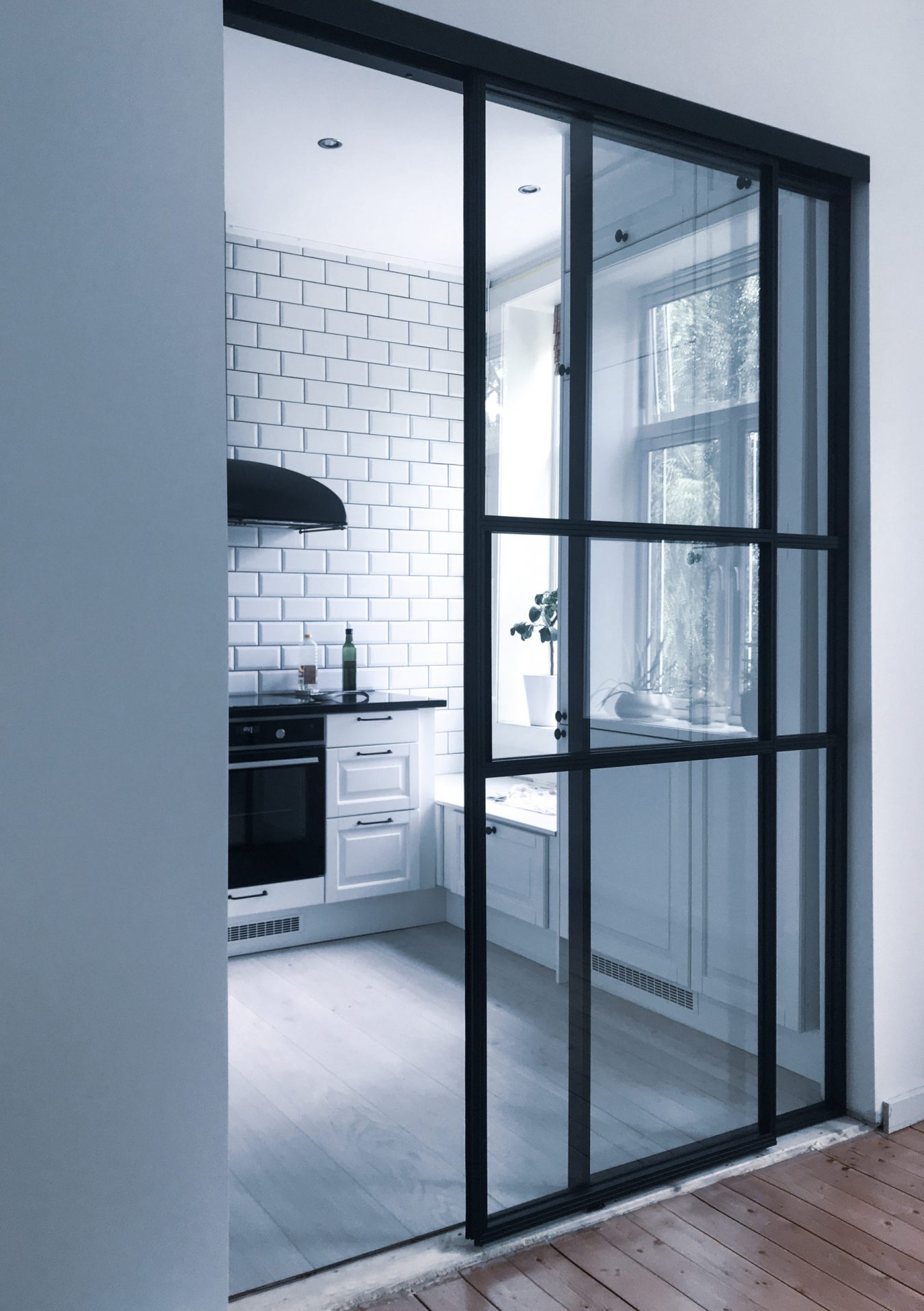 Image showcasing CONTEMPORARY SLIDING DOOR SOLUTION